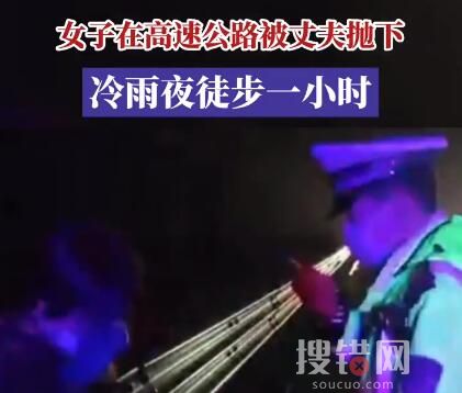 冷雨夜男子怕违章高速上抛下妻子 原因竟是这样简直太可恶了