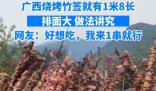 广西烧烤竹签长1米8 始料未及真相简直太意外了