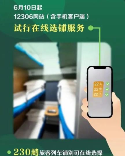 12306买卧铺票可以在线选铺了 到底是什么情况?